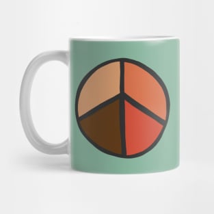 Retro Peace Sign 3 Mug